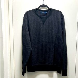 Polo by Ralph Lauren Men's Charcoal Crewneck Sweater